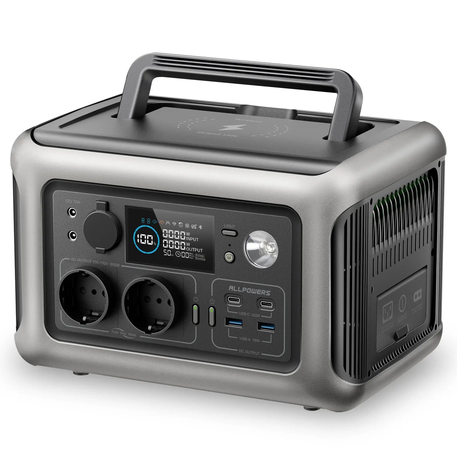 ALLPOWERS R600 Portable Powerstation Solarpanel Optional 299Wh 600W Zpaxo R600 Only Russian Federation AU
