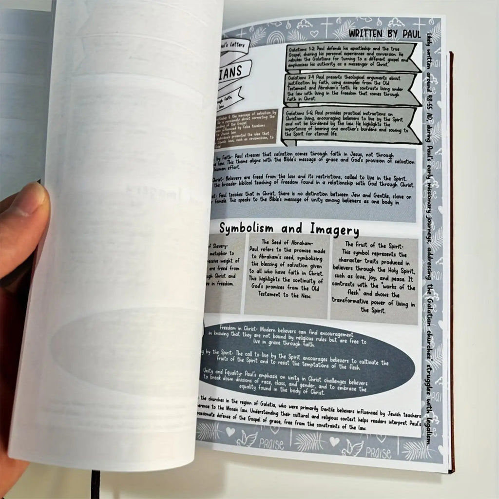 Bible Study Guide Beginners 66-Page Devotional Journal Daily