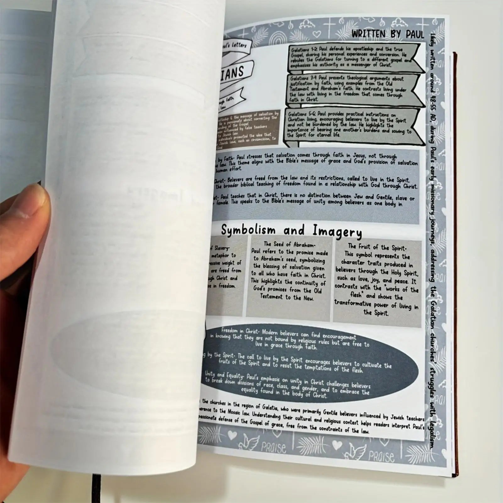 Bible Study Guide Beginners 66-Page Devotional Journal Daily