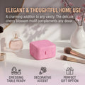 Portable 3D Printed Jewelry Box Mini Travel Organizer Case Cute Pink
