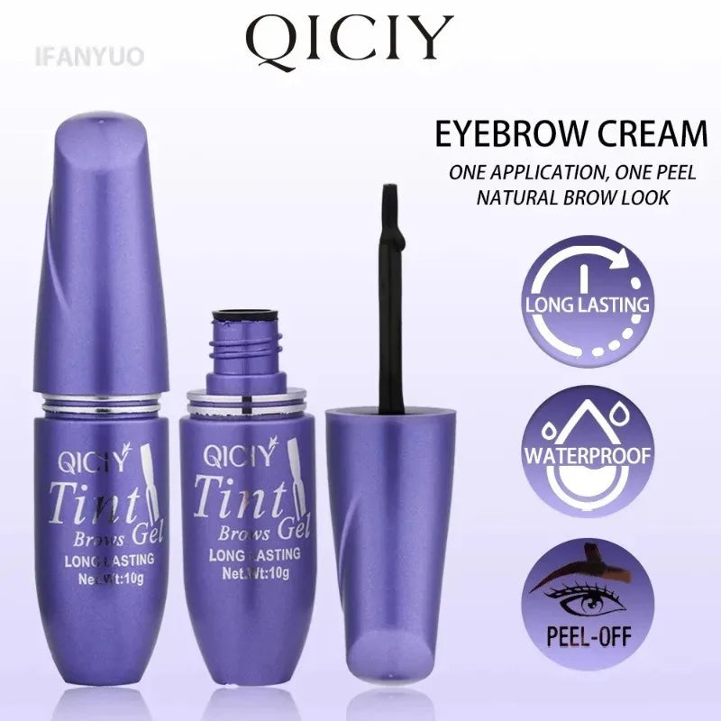 Lasting 3 Days Tattoo Eyebrow Dye Cream Easy Peel Off Long-Lasting Brow Gel Smudge-Proof Sweat Resistant Waterproof Cosmetics Zpaxo