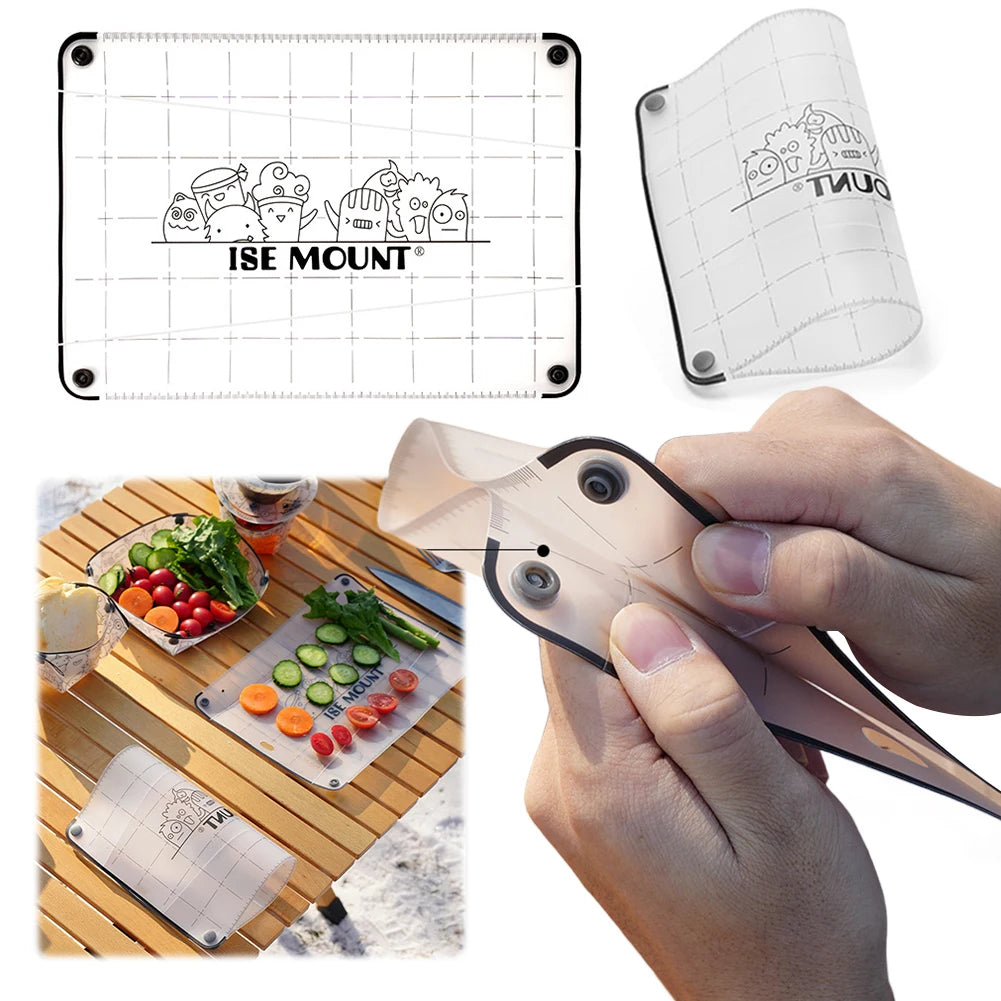 Outdoor PP Cutting Board Space Saving Folding Dining Vegetable Fruit