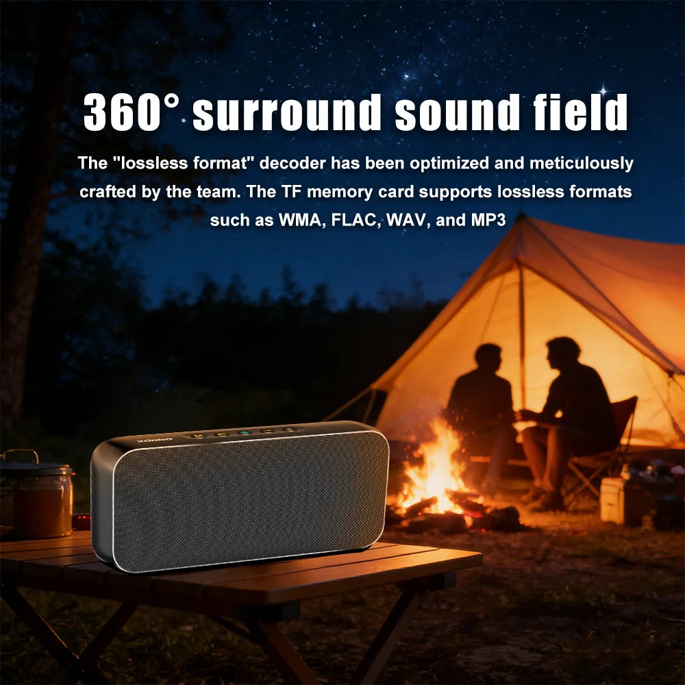 XDOBO LUXE Bluetooth Speaker Wireless 60W Power Subwoofer Deep Bass Zpaxo