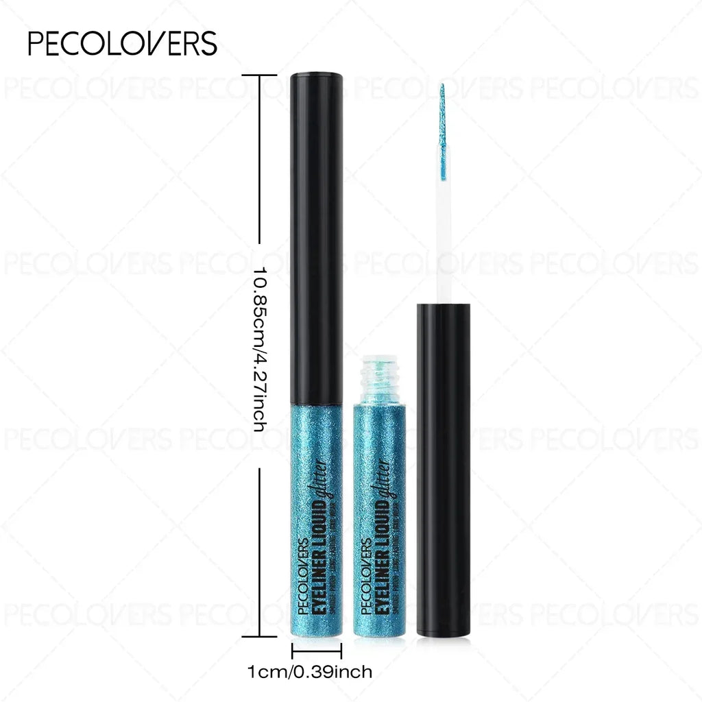 1PC 2-in-1 Liquid Eyeliner & Eyeshadow - Waterproof, Long-Lasting, Glitter Highlight for Stunning Eye Makeup Zpaxo