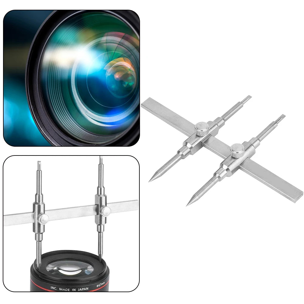 Camera Lens Repair Spanner Dual Tip Wrench Microscope Surveying Prism