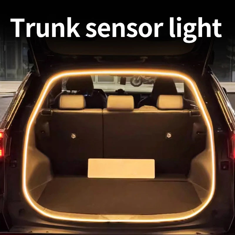 LED Car Trunk Light Strip – Auto Induction Interior Cargo Light