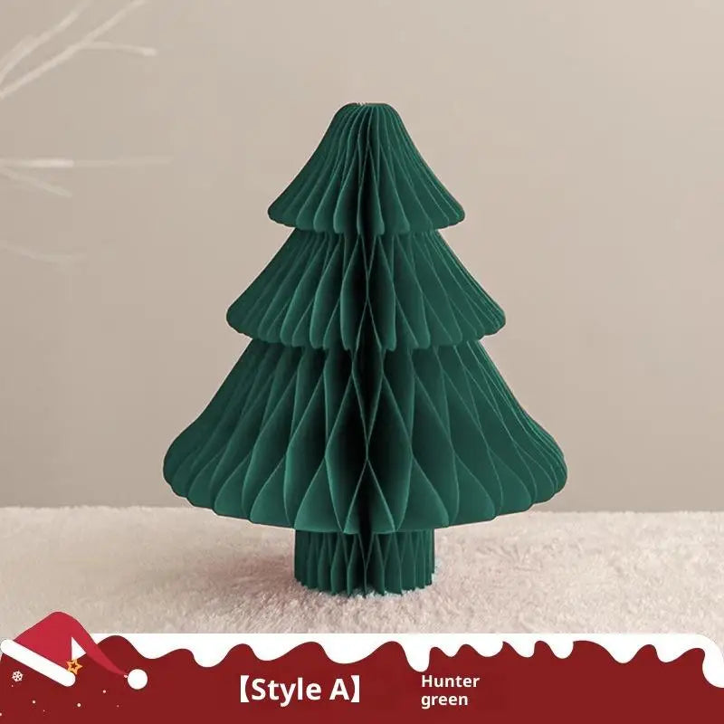 3D Honeycomb Paper Christmas Ornament Ball – Foldable Hanging Christmas Ornament Zpaxo A2