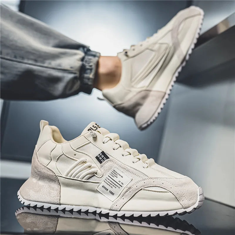 Men's Casual Sneakers Luxury Trainer Shoes Breathable Race Running
