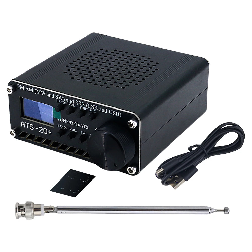 Professional ATS-20+ Receiver OLED Screen World Band Digital FM AM MW