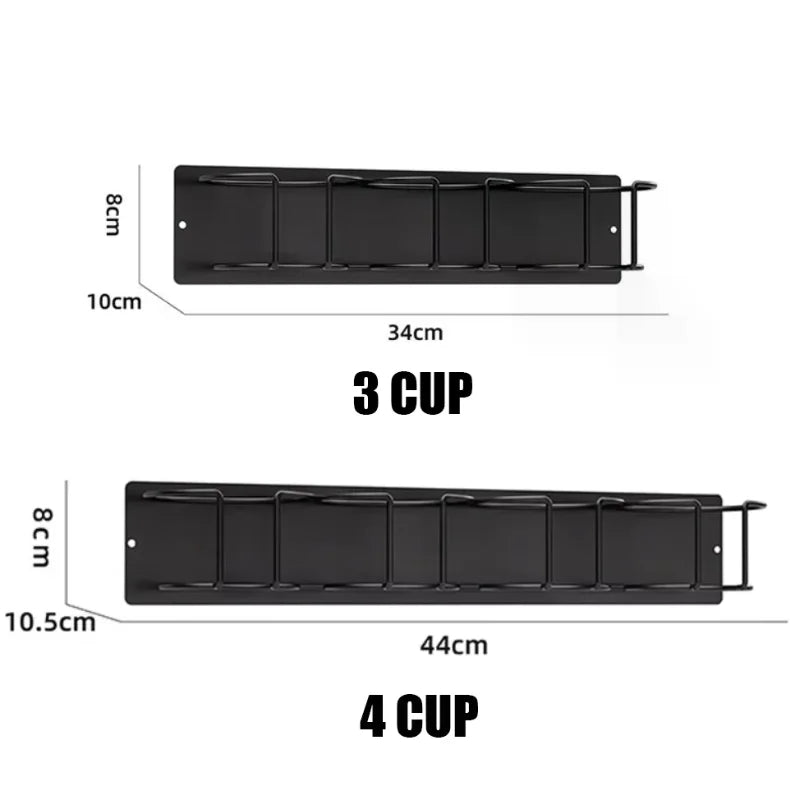 Rust-proof Storage Rack Sturdy Magnetic Cup Caddy Water Bottle Holder Zpaxo