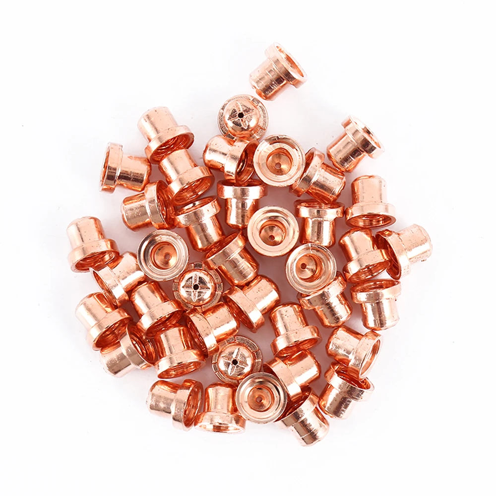 100-300PCS Plasma Cutting Tip Consumable For LG-40 PT-31 Cutting Torch CUT40 CUT50 Electrodes Advanced Shield Cups Nozzles Part Zpaxo