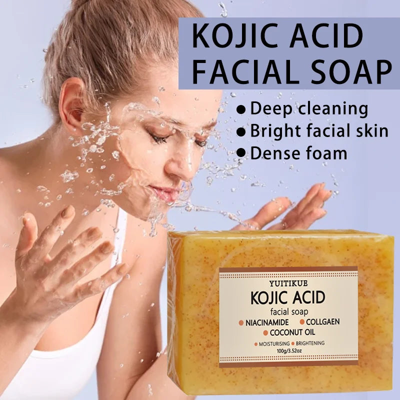 Kojic Acid Facial Soap – Niacinamide, Collagen & Coconut Oil Brightening Facial Soap Zpaxo