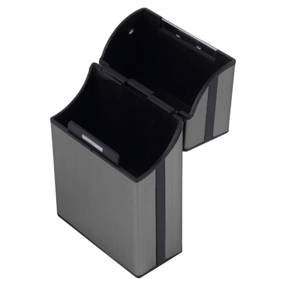 Portable Slim Aluminum Cigarette Case Regular King Size Plastic Cigar Tobacco Holder Box Storage Container Smoking Accessories Zpaxo