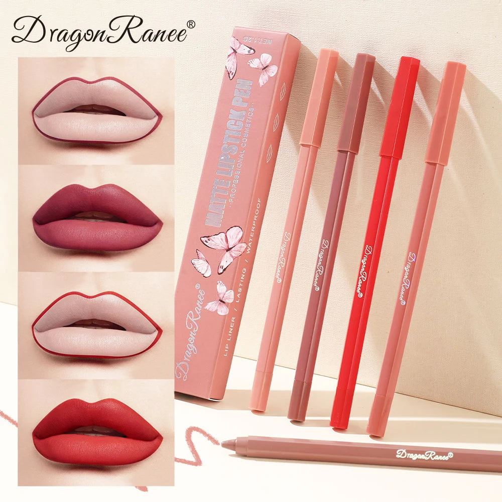 Lip Liner for Autumn and Winter, Matte, Brightening, Enhances Complexion, Velvet Matte Lipstick, Long-Lasting Effect, Non-Fading, Non-Stick Cup Lip Liner Zpaxo