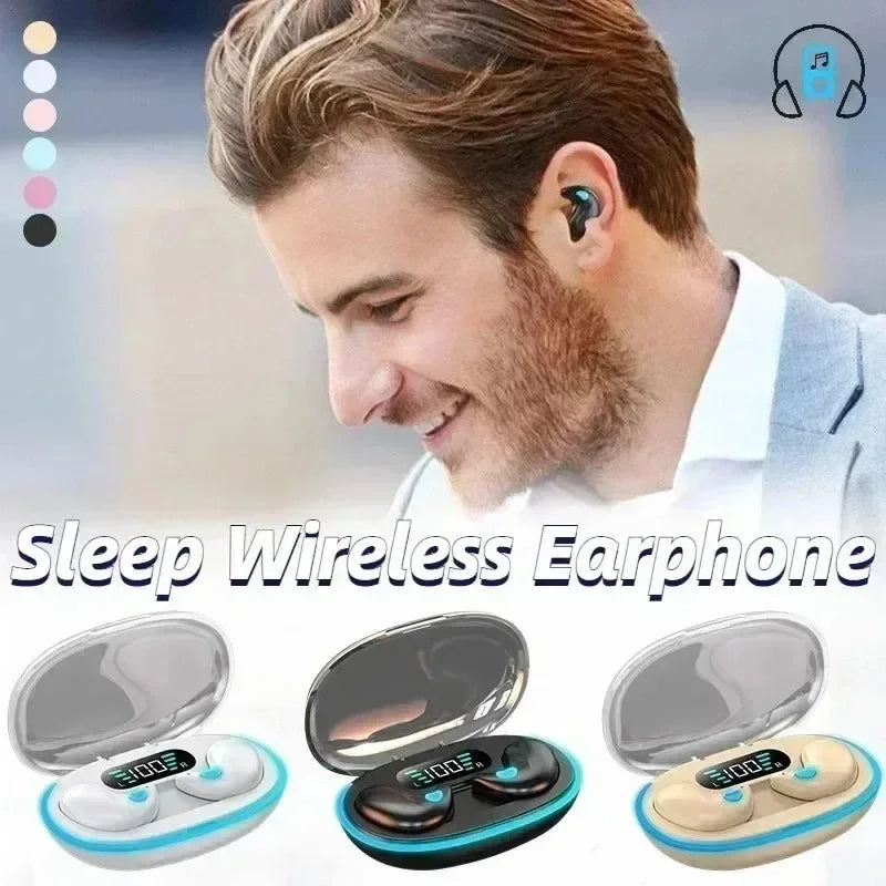 X55 Sleeping Earbuds Wireless Mini Headphones Work TWS Bluetooth