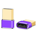 1- USB C OTG Adapter USB-A Male Type-c Female Converter Connector