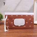 Wet Wipes Bag EVA Portable Snap-strap Tissue Box Flip Cover Cosmetic Zpaxo 7