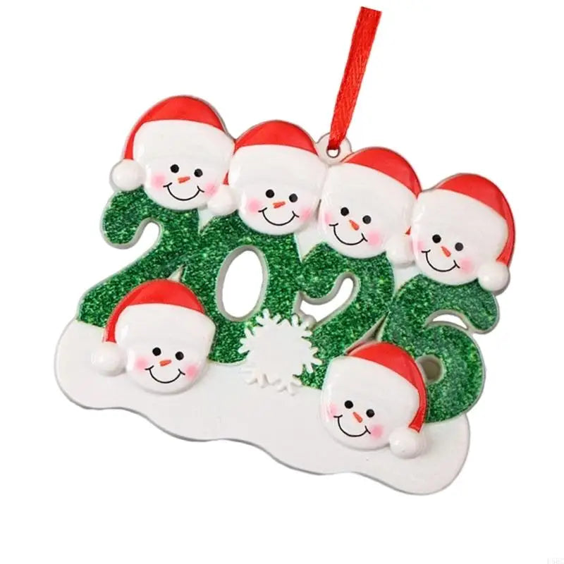 Handmade Snowman Couple Holiday Decoration Resin Materials Decorative