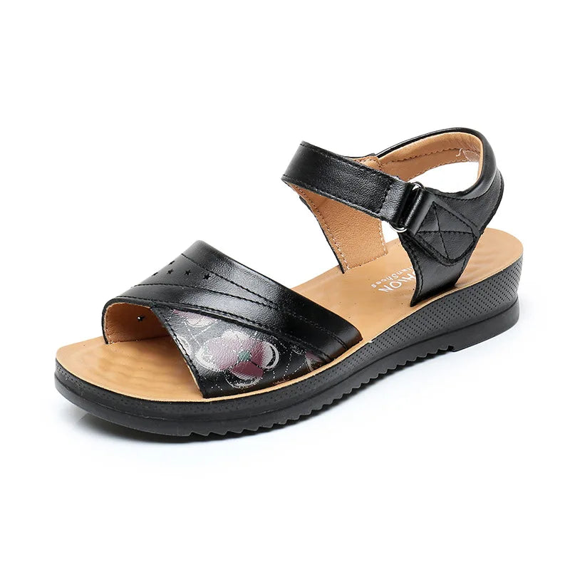 Multi-color Wedge Sandals Women Crisscross Strap Design Adjustable Zpaxo 5631 Black 35 China Mainland