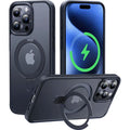 Magnetic Mobile Phone Case Ring Kickstand Iphone 15 14 Max 12 13 11