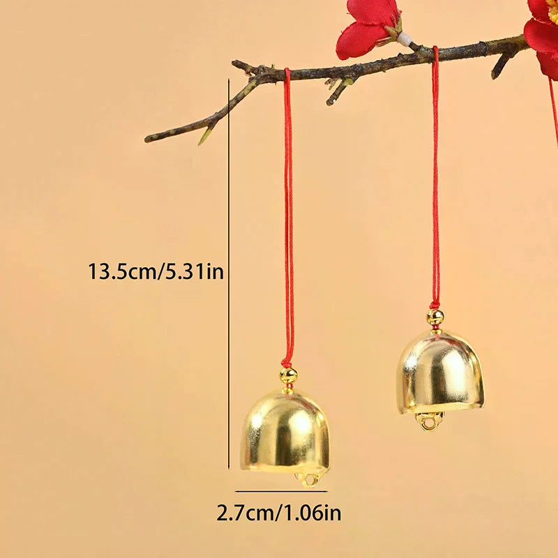 10/20 Pcs DIY Brass Mini Bell Christma Metal Bell Decoration Pendant Door Bell Diy Craft Wind Chime Brass Bell Decoration Access Zpaxo