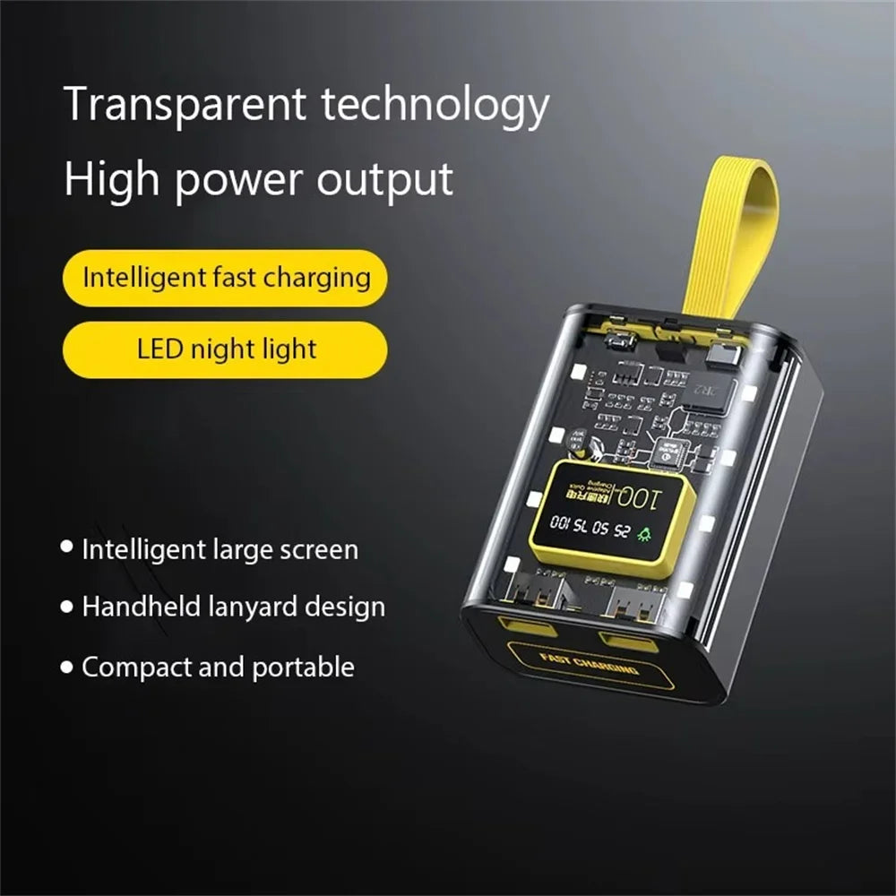 DIY 18650 Power Bank Case – Dual USB, LED Night Light DIY Power Bank Case Zpaxo