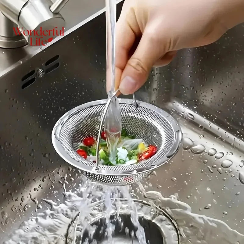 Stainless Steel Kitchen Sink Filter – Food & Hair Catcher Sink Drain Filter Zpaxo