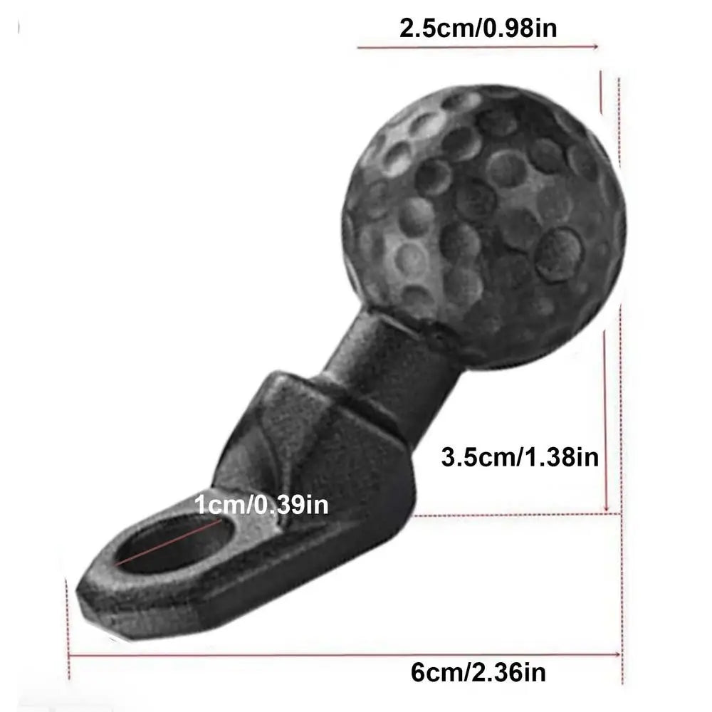 Angled Head Adapter Ball Base Angled Shock Absorbing Sturdy Alloy Ball Base Motorcycle Phone Holder Cycling Accessories for Bike Zpaxo B