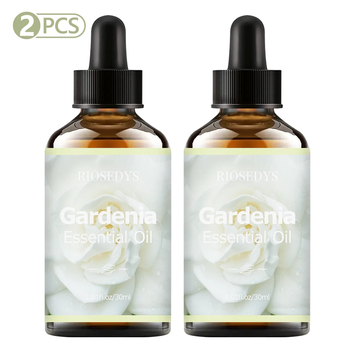 GARDENIA Essential Oil Natural Fragrance Suitable Body Massage Zpaxo GARDENIA 2pcs 30ml