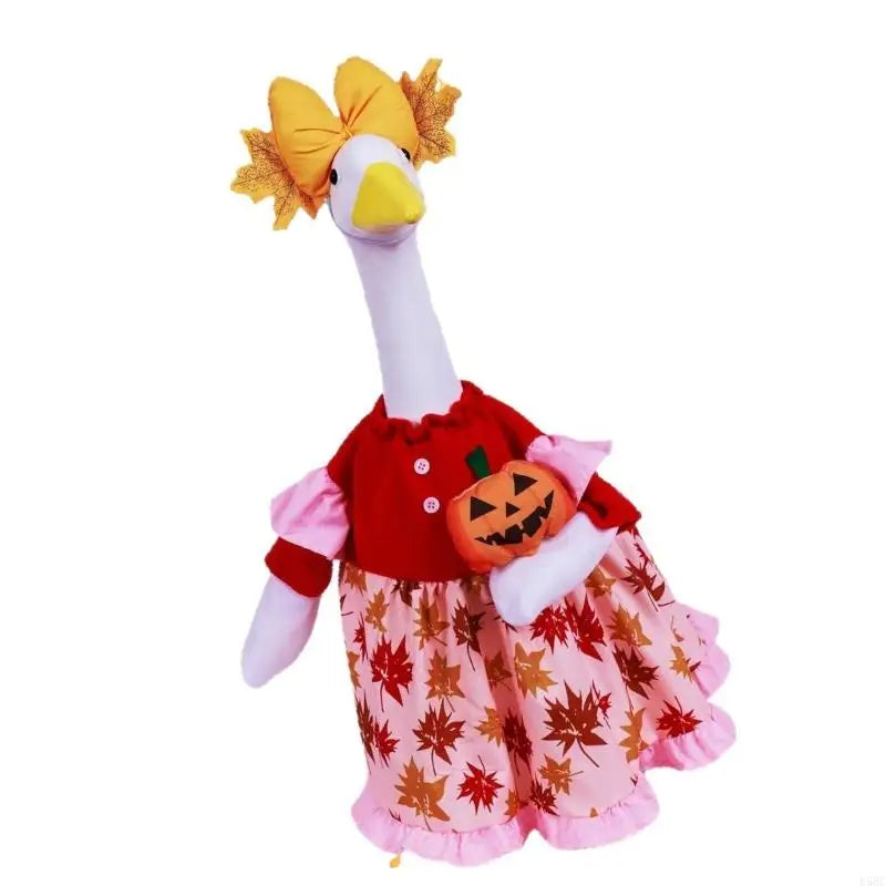 Adorable Fabric Geese Blouse Costume Porch Yard Halloween Fall