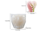 Orchid Heart Silicone Mold – DIY Candle, Plaster & Wax Craft