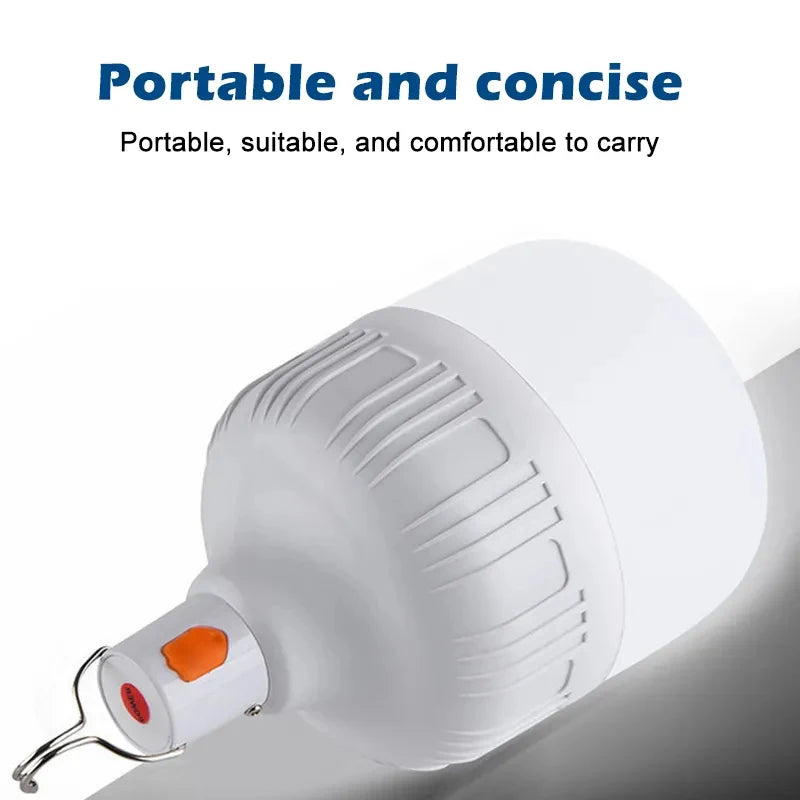 USB Rechargeable LED Camping Lantern – 5 Modes Flashlight