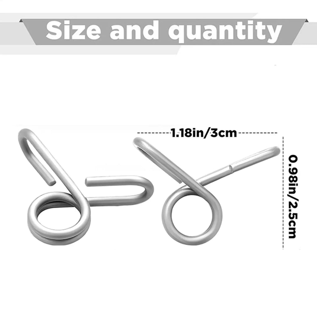 Wire Fence Clips 50 Stainless Steel Tightener Rod Post Clip Outdoor