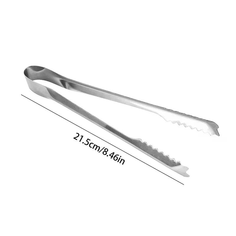Stainless Steel Kitchen Food Meat Non-slip Non-stick Steak Clamp Zpaxo