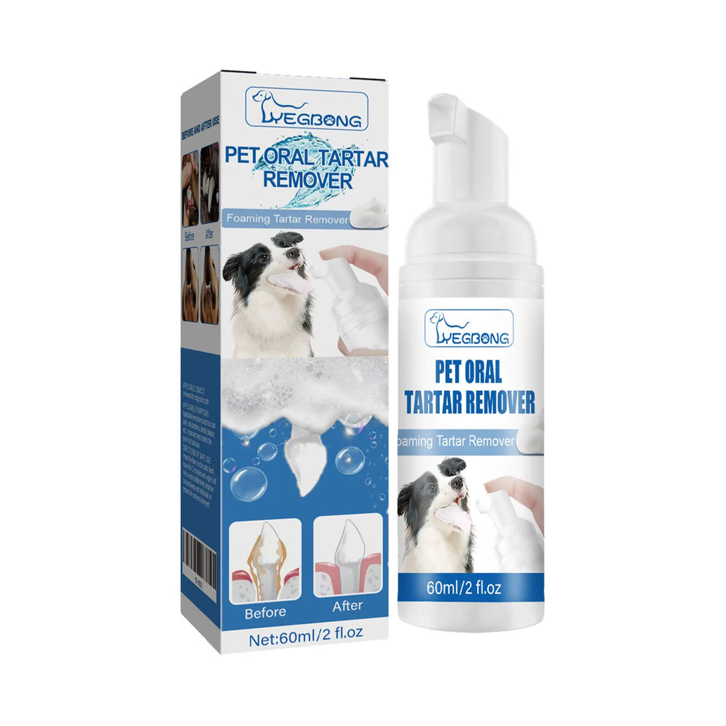 Yegbong Pet Oral Foam – Dog & Cat Tartar Remover Cleaner Pet Dental Foam Zpaxo