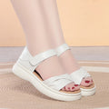 2025 Spring Summer Casual Comfortable Sole Large Simple Thick-soled Zpaxo HLN2306 beige 35 China Mainland