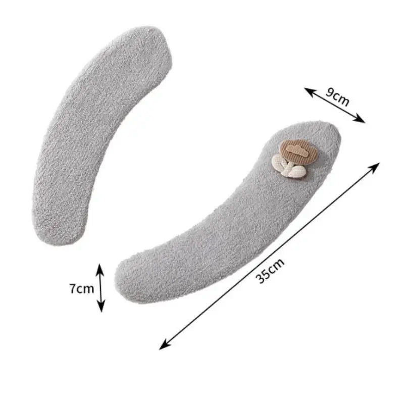 Soft Furnishing Non Slip Thick Warm Plush Toilet Seat Cushion Cover Zpaxo