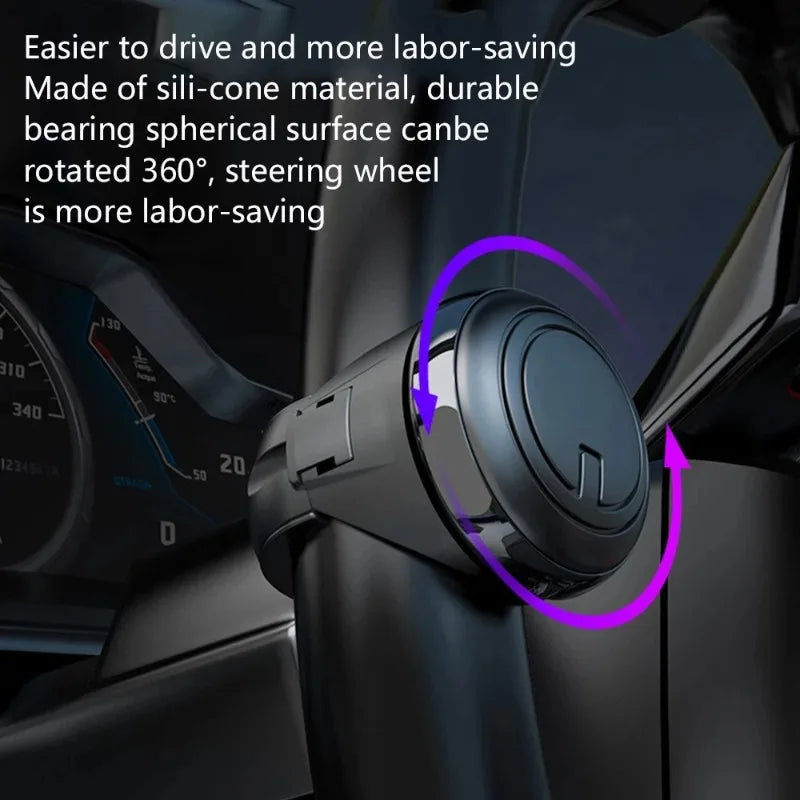 360° Steering Wheel Spinner Knob – Metal Bearing Power Ball Steering Wheel Spinner Zpaxo