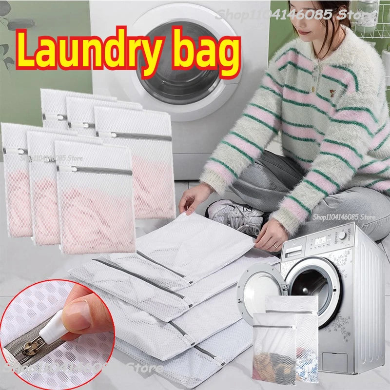 Honeycomb Mesh Laundry Bags for Delicates,Net Fabric Durable and Reusable Delicate Wash Bag Travel Organization Bag for Lingerie Zpaxo