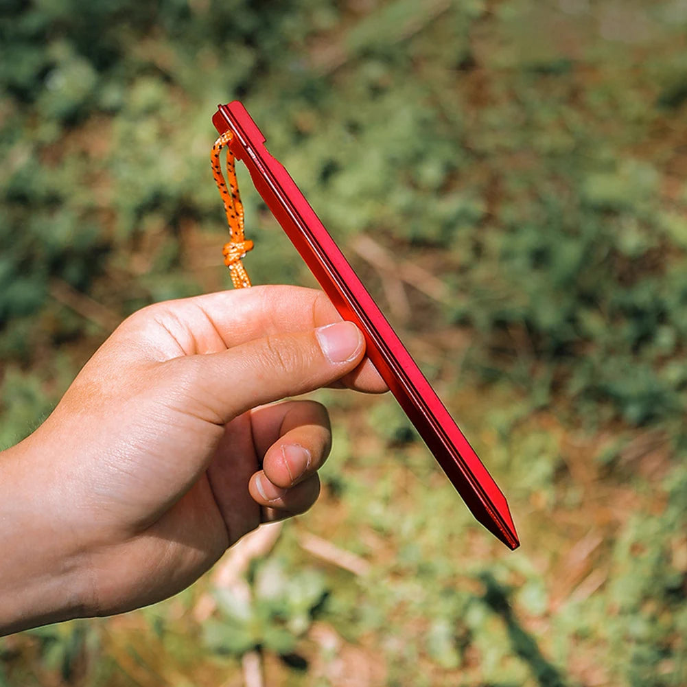 Tent Stakes Camping Aluminum Alloy Garden Outdoor Nails Canopy