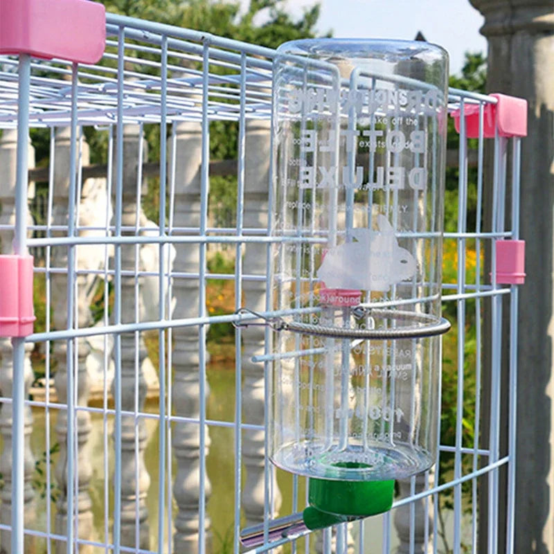 1 pc Random 1000ml Rabbit Drinking Plastic Water Bottle Dispenser Feeder Hanging Pet Guinea Pig Squirrel Rabbit Drinking Bottle Zpaxo