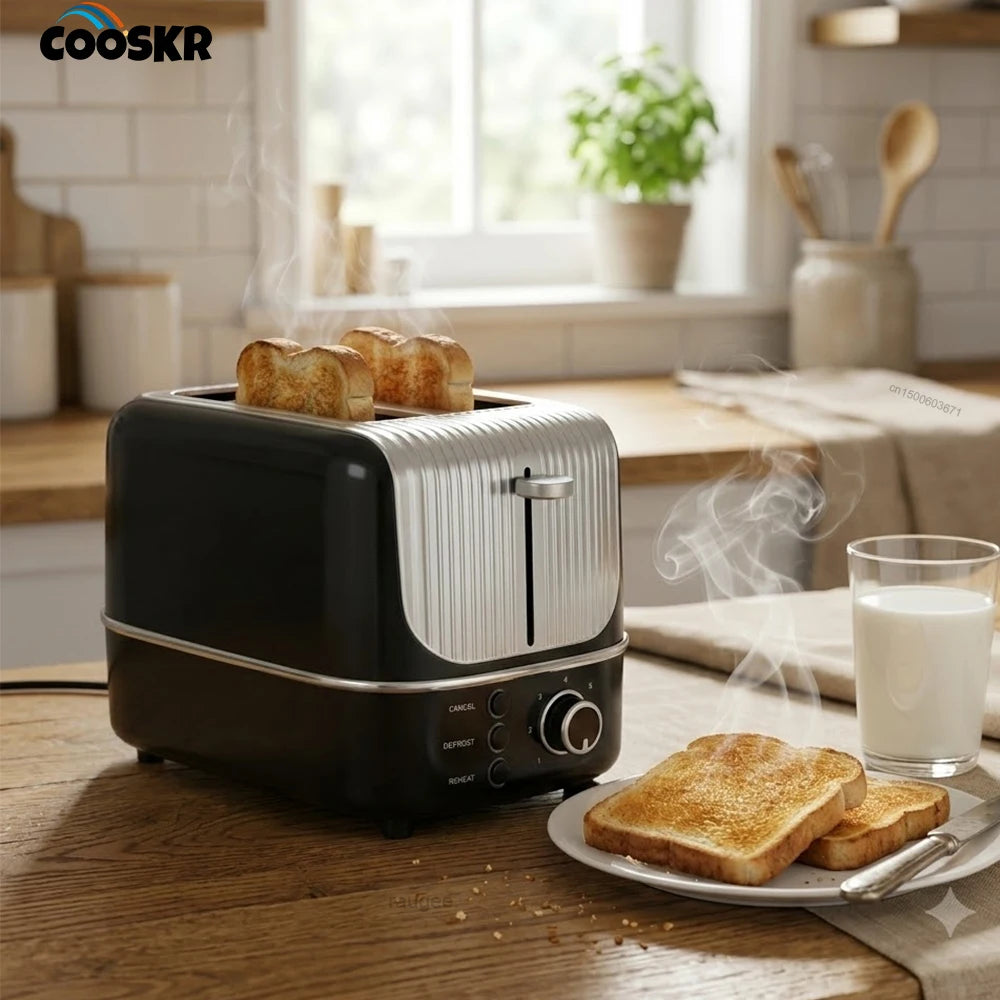 Toaster 2 Slice Extra Wide Slots Bagels Breads 7 Browning Settings