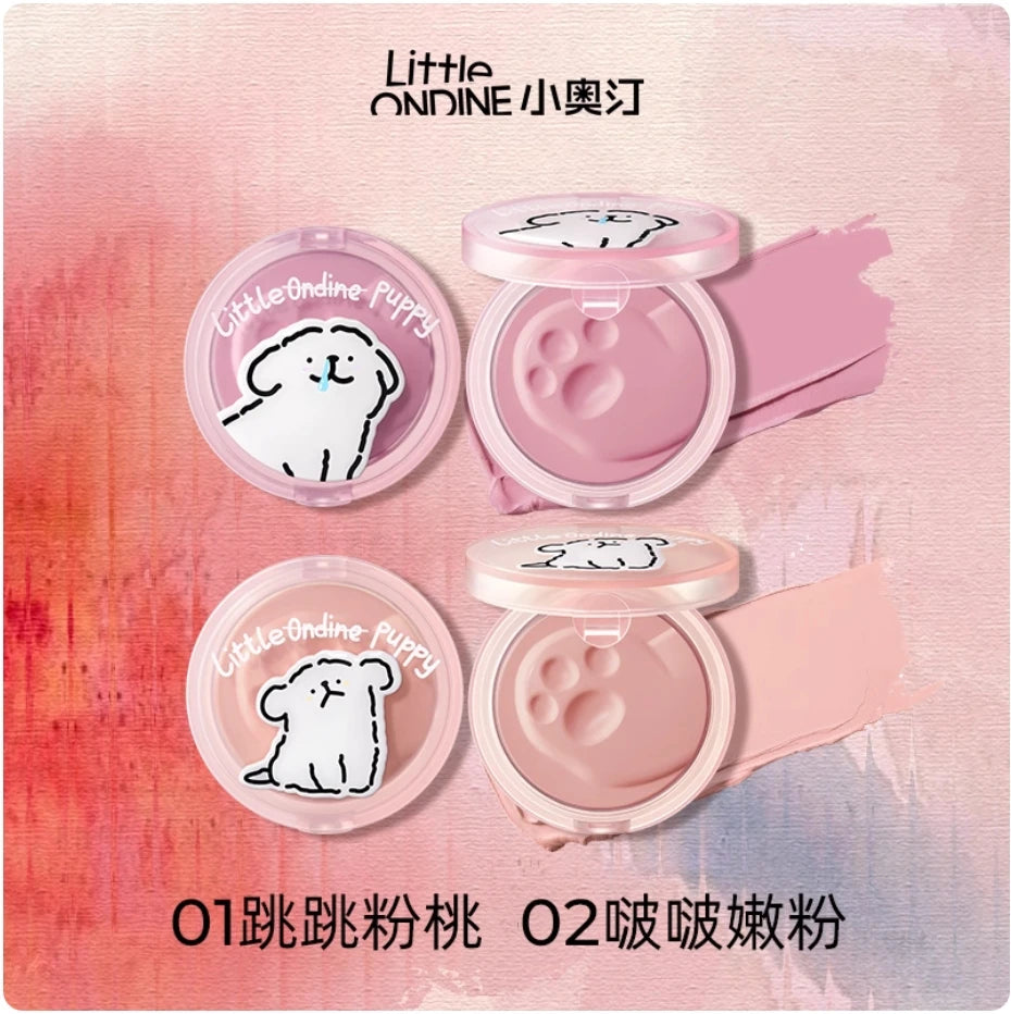 Little Ondina Puppy Blush Xiaoaoting Cream Cheek Colors Rippling Zpaxo