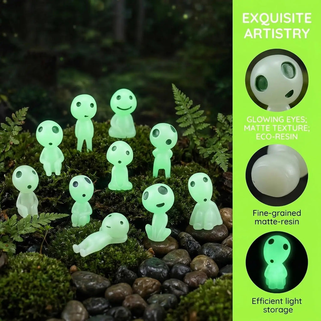 Fairy Garden Accessories Tree Elves Glow Dark Alien Decor Miniature