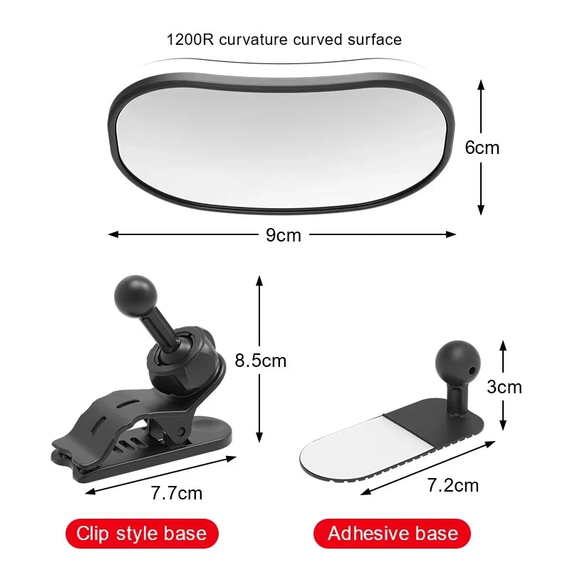 Car Rearview Mirror Wide View Safety Windshield Infant Seats Clear