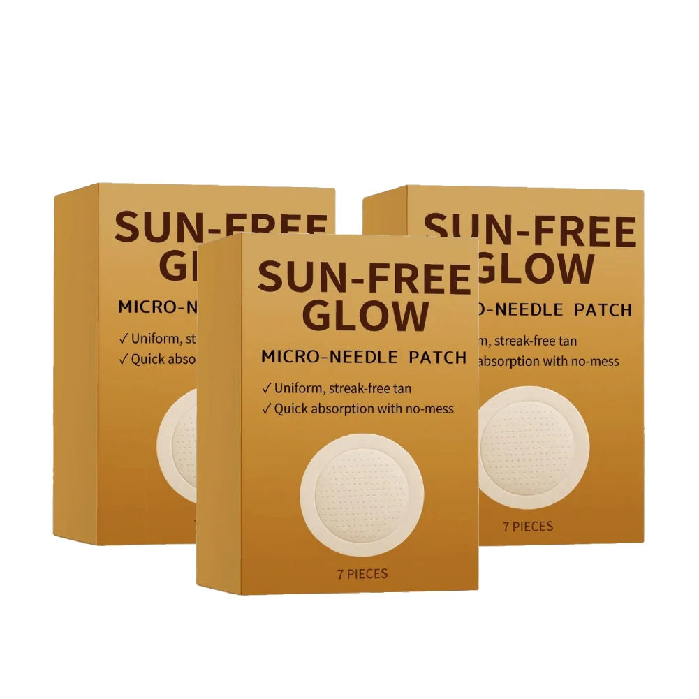 7-Piece Sunless Tanning Patches | Safe Micro-Needle Body Care Self Tanning Patches Zpaxo C