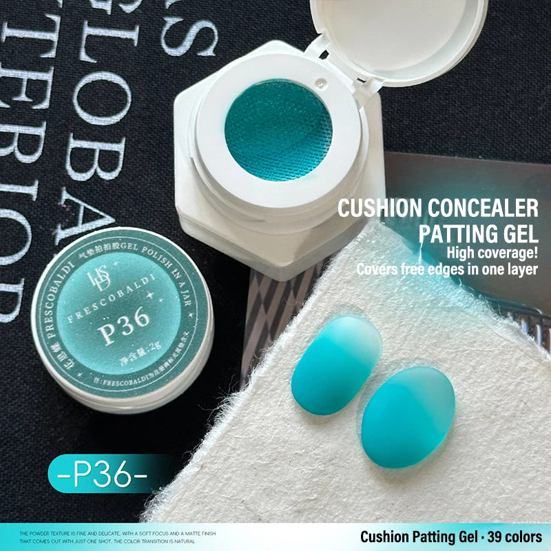 39 Colors Cushion Ombre Painting Nail Gel No Wipe Highly Saturated