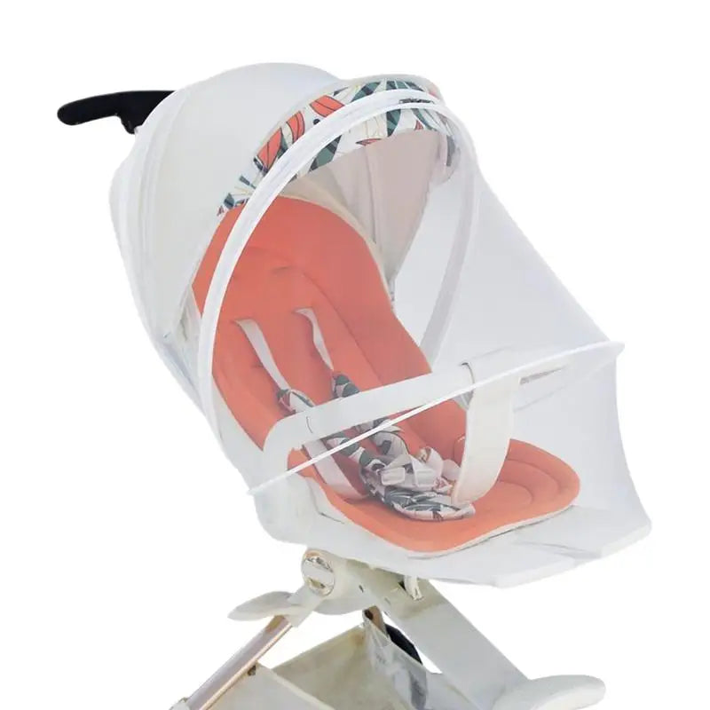 Baby Net Baby Crib Net Two-Way Zippers Foldable Protection Barrier Sun Shade For Playpen Bed Camping Play Jogging Toddler Zpaxo WHITE United States