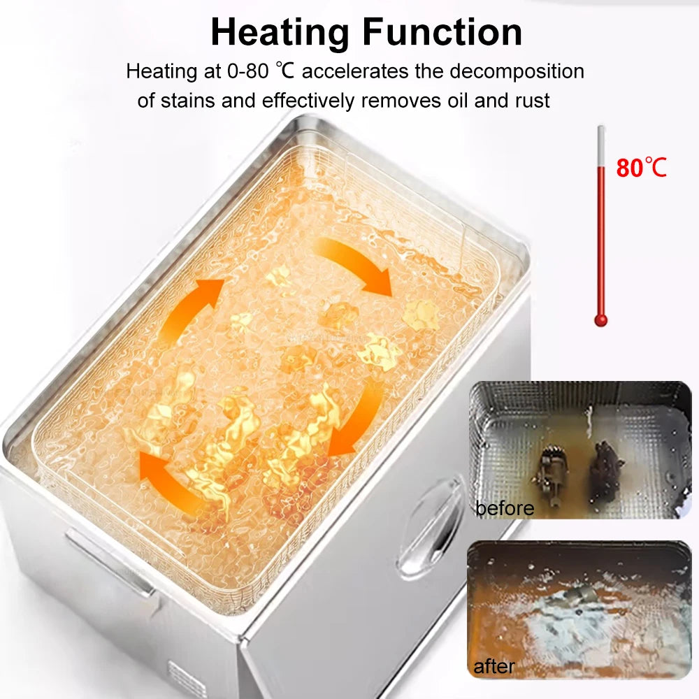 Ultrasonic Cleaner Heated Portable Lave-dishes Washing Machine