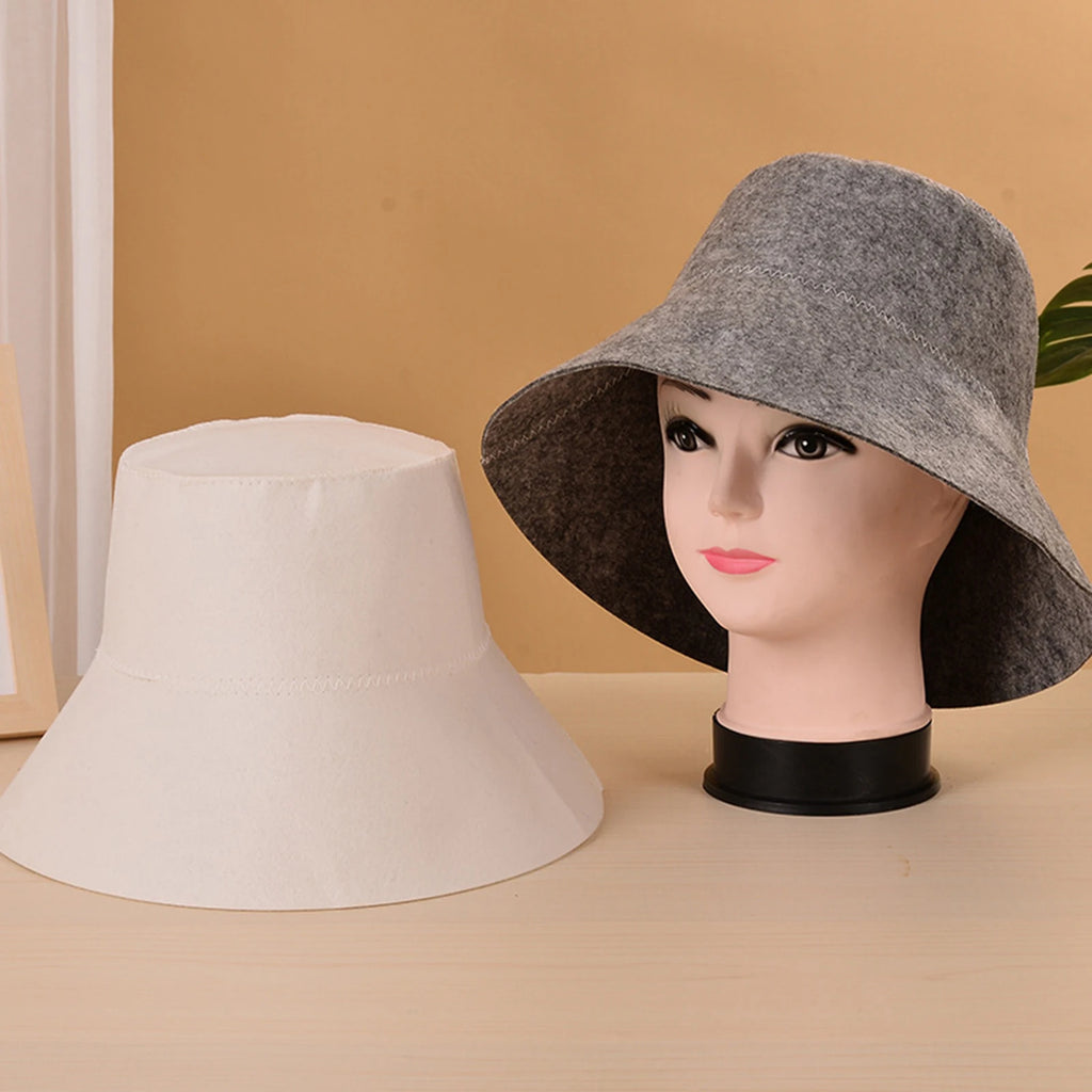 Sauna Felt Cap Bath Hat Sauna Hat Diameter 15.5cm Durable Good Water Absorption Hand Wash Recommended Portable for Men Women Zpaxo